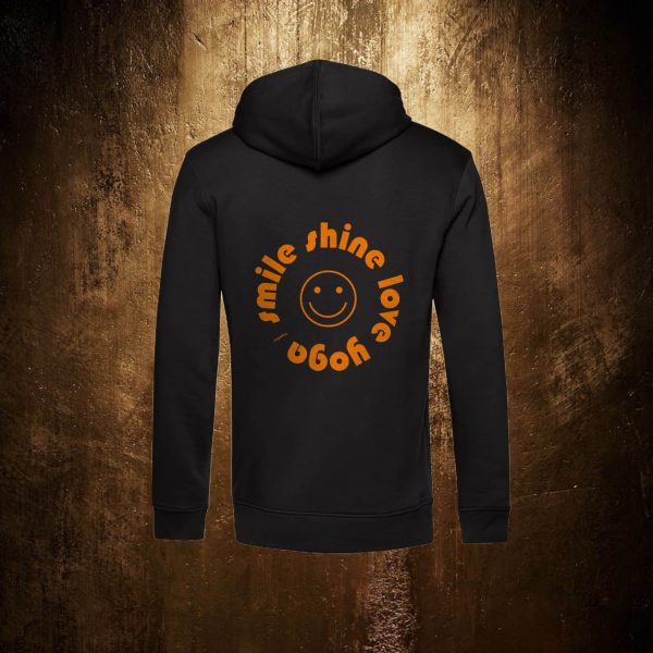 Hoodie – smile shine love yoga
