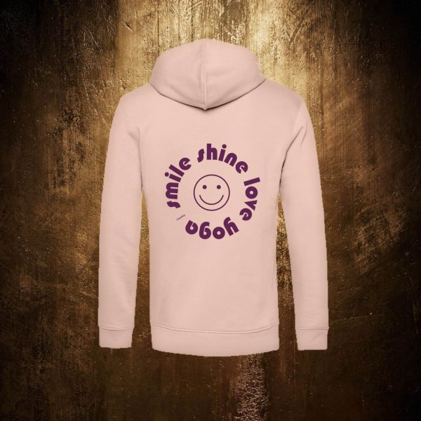 Hoodie – smile shine love yoga