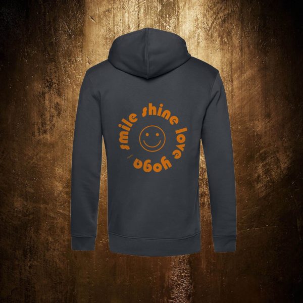 Hoodie – smile shine love yoga