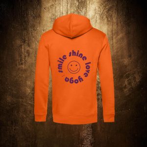 Hoodie – smile shine love yoga