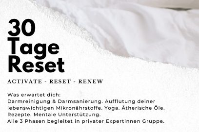 „Cleanse & Restore“ Balance Innen und Außen
