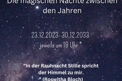 Rauhnächte – die magischen Nächte zwischen den Jahren