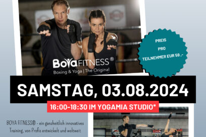 BOYA FITNESS® – The Original- ein neuer Trend der Yoga und Fitnesswelt mit Betty und Rüdiger