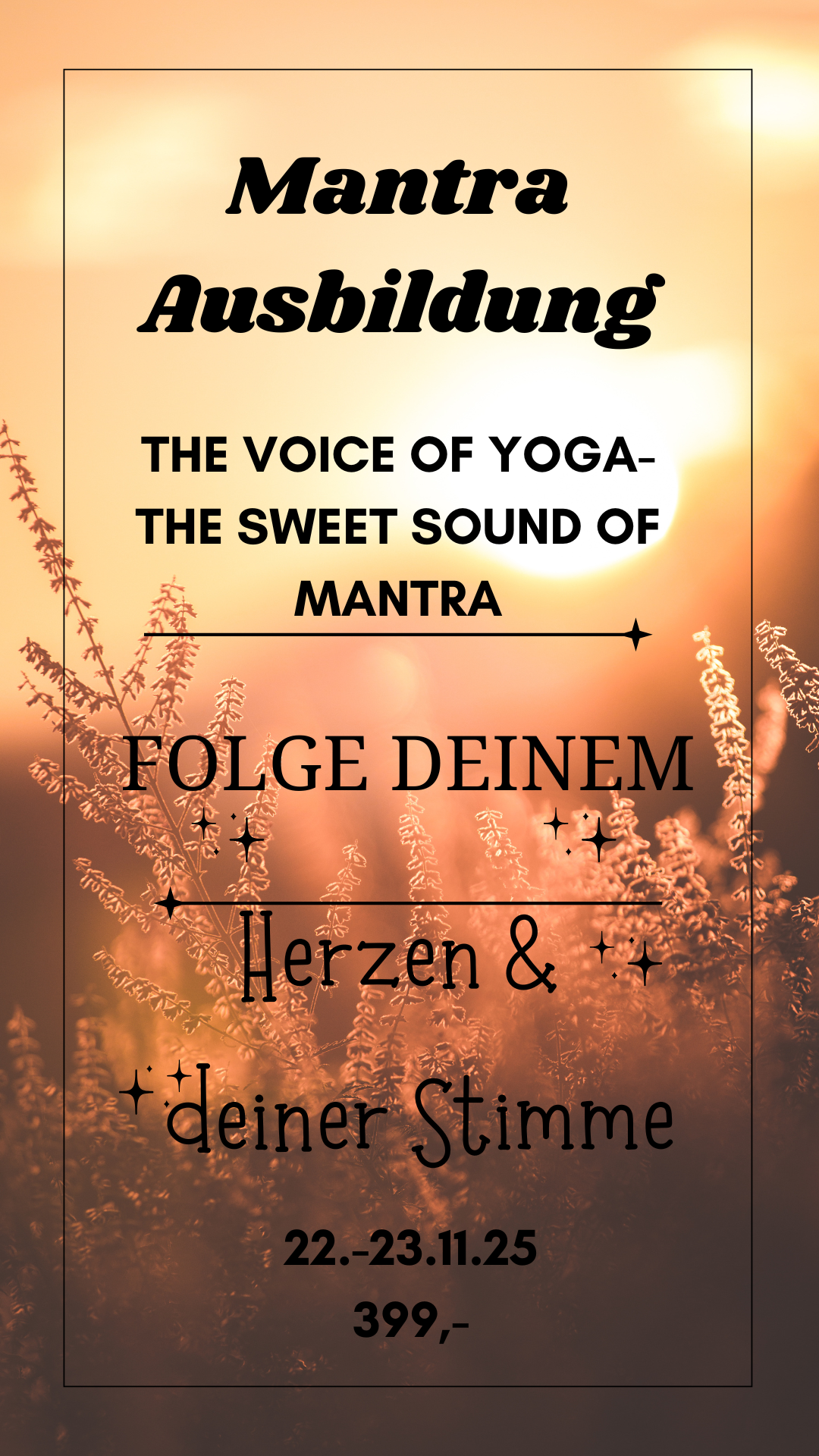 The Voice of Yoga Ausbildung – The Sweet Sound of Mantra